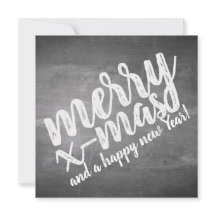 Kerstgroeten op het schoolbord