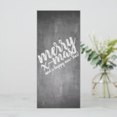 Kerstgroeten op het schoolbord (Staand voorkant)