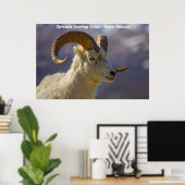 Kerstgroeten opa Hunter Gatherer Poster (Thuiskantoor)