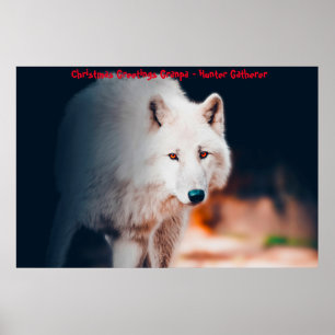 Kerstgroeten opa Hunter Gatherer Poster