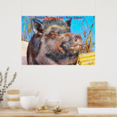 Kerstgroeten opa Hunter Gatherer Poster (Keuken)