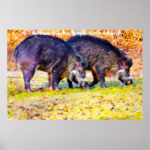 Kerstgroeten opa Hunter Gatherer Poster