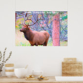 Kerstgroeten opa Hunter Gatherer Poster (Keuken)