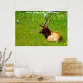 Kerstgroeten opa Hunter Gatherer Poster (Keuken)