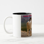 Kerstgroeten opa Hunter Gatherer Tweekleurige Koffiemok (Links)