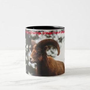 Kerstgroeten Opa Jager Verzamelaar Tweekleurige Koffiemok