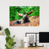 Kerstgroeten Papa Hunter Gatherer Poster (Thuiskantoor)