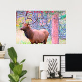 Kerstgroeten Papa Hunter Gatherer Poster (Thuiskantoor)