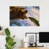 Kerstgroeten Papa Hunter Gatherer Poster (Thuiskantoor)