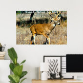 Kerstgroeten Papa Hunter Gatherer Poster (Thuiskantoor)