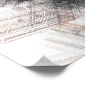 Kerstgroeten Papa Hunter Gatherer Poster (Hoek)