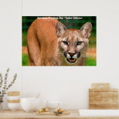 Kerstgroeten Papa Hunter Gatherer Poster (Keuken)