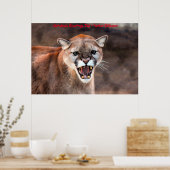 Kerstgroeten Papa Hunter Gatherer Poster (Keuken)