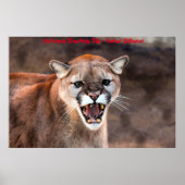 Kerstgroeten Papa Hunter Gatherer Poster (Voorkant)