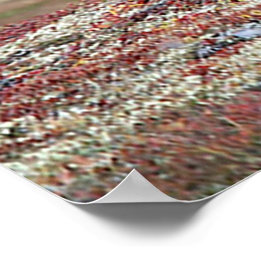 Kerstgroeten Papa Hunter Gatherer Poster (Hoek)