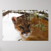 Kerstgroeten Papa Hunter Gatherer Poster (Voorkant)