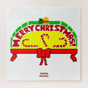 Kerstgroeten Puzzle 20 x 20 inch Legpuzzel