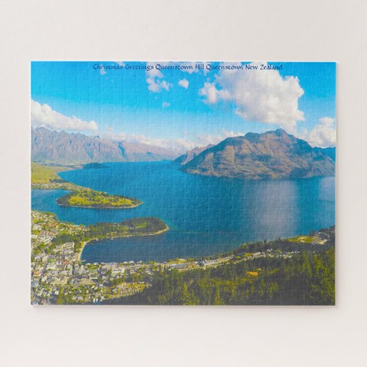 Kerstgroeten Queenstown Hill Queenstown Legpuzzel (Horizontaal)