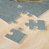 Kerstgroeten-Retro Sinterklaas Ansichtkaart Legpuzzel (Zijkant)