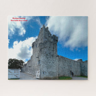 Kerstgroeten Ross Castle Kerry Ierland Jig Legpuzzel