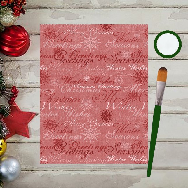 Kerstgroeten Scrapbook Paper (Creator heeft geüpload)