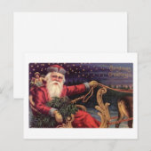 Kerstgroeten Sinterhoes Feestdagenkaart (Voorkant / Achterkant)