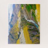 Kerstgroeten Skippers Canyon Nieuw-Zeeland Legpuzzel (Verticaal)