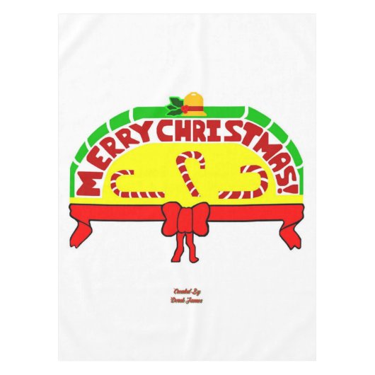 Kerstgroeten tafellaken (Voorkant)
