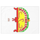 Kerstgroeten tafellaken (Voorkant (Horizontaal))