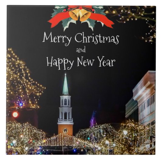 Kerstgroeten Tegeltje (Voorkant)