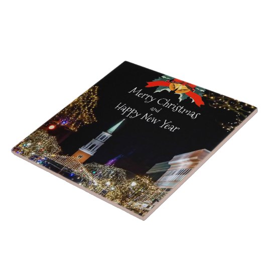 Kerstgroeten Tegeltje (Zijkant)