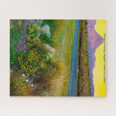 Kerstgroeten Tongariro Volcano Nieuw-Zeeland Legpuzzel (Horizontaal)