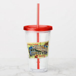 Kerstgroeten uit de familie Griswold Acryl Drinkbeker