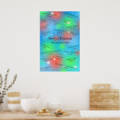 Kerstgroeten uit de hele wereld poster (Keuken)