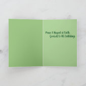 Kerstgroeten uit de wilde natuur feestdagen kaart (Binnen)