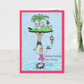 Kerstgroeten uit Florida Kaart (Voorkant)