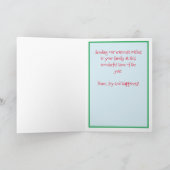 Kerstgroeten uit Florida Kaart (Binnen)