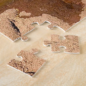 Kerstgroeten uit Gooseberry Falls Minnesota Legpuzzel (Zijkant)