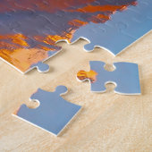 Kerstgroeten uit het Matheson-meer in Nieuw-Zeelan Legpuzzel (Zijkant)