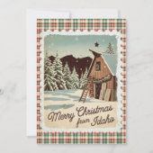 Kerstgroeten uit Idaho Holiday Kaart (Voorkant)