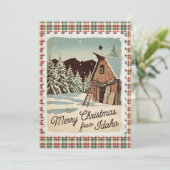 Kerstgroeten uit Idaho Holiday Kaart (Staand voorkant)