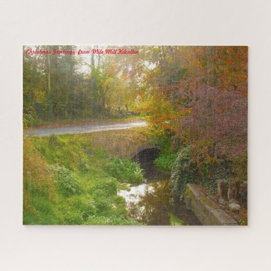 Kerstgroeten uit Mile Mill Kilcullen Legpuzzel (Horizontaal)