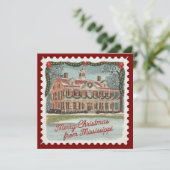 Kerstgroeten uit Mississippi Feestdagenkaart (Staand voorkant)
