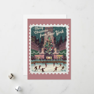 Kerstgroeten uit New York Holiday Kaart
