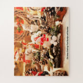 Kerstgroeten uit opa en oma legpuzzel (Verticaal)