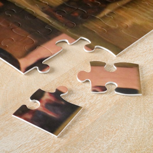 Kerstgroeten uit opa en oma legpuzzel (Zijkant)