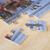 Kerstgroeten uit opa en oma legpuzzel (Zijkant)