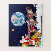 Kerstgroeten uit opa en oma legpuzzel (Verticaal)