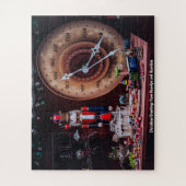 Kerstgroeten uit opa en oma legpuzzel (Verticaal)