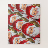 Kerstgroeten uit opa en oma legpuzzel (Verticaal)